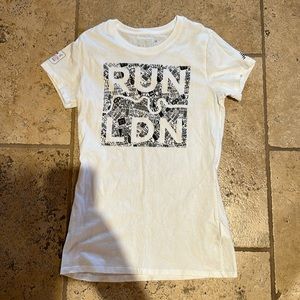 2019 London United Kingdom Marathon Deadstock Virgin Adidas Running Shirt NWOT